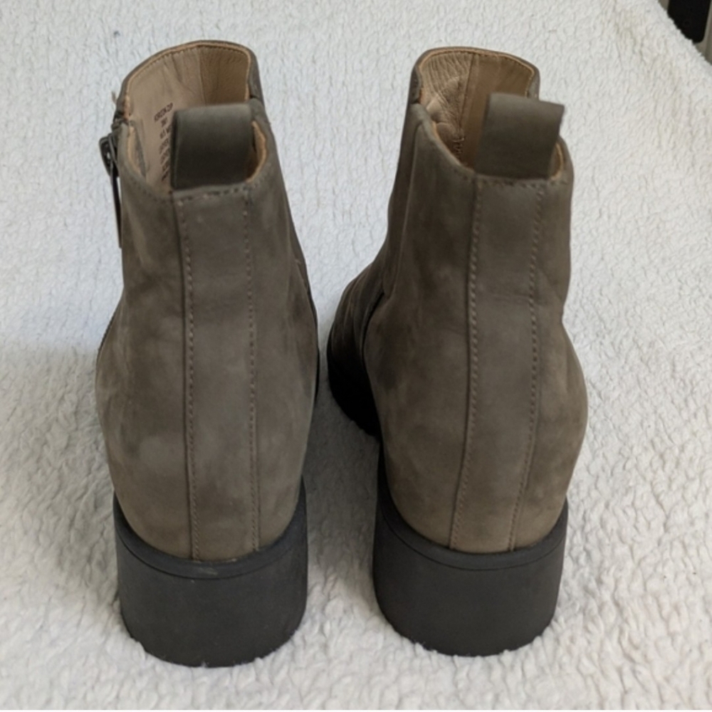 ABEO Horizon Zip Metatarsal Olive Heeled Bootie Boot Fall 6.5 - Picture 5 of 7